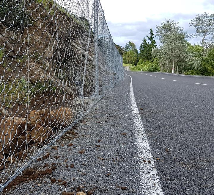 Rockfall protection application image